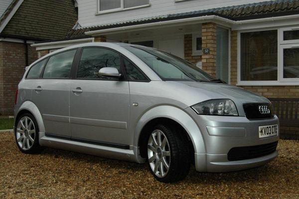 Audi A2 1.4 TDI (75) Sport with factory bodykit fitted from new.