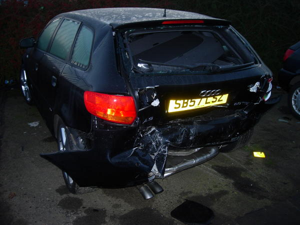 Ouch! Careless person kills my A3 on 27/10/08, thankfully I get off with minor injuries