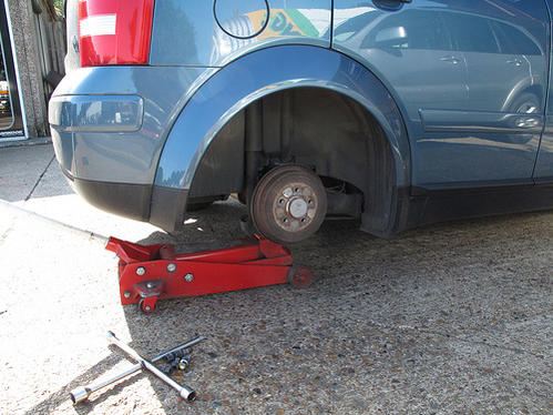 rear wheel repair