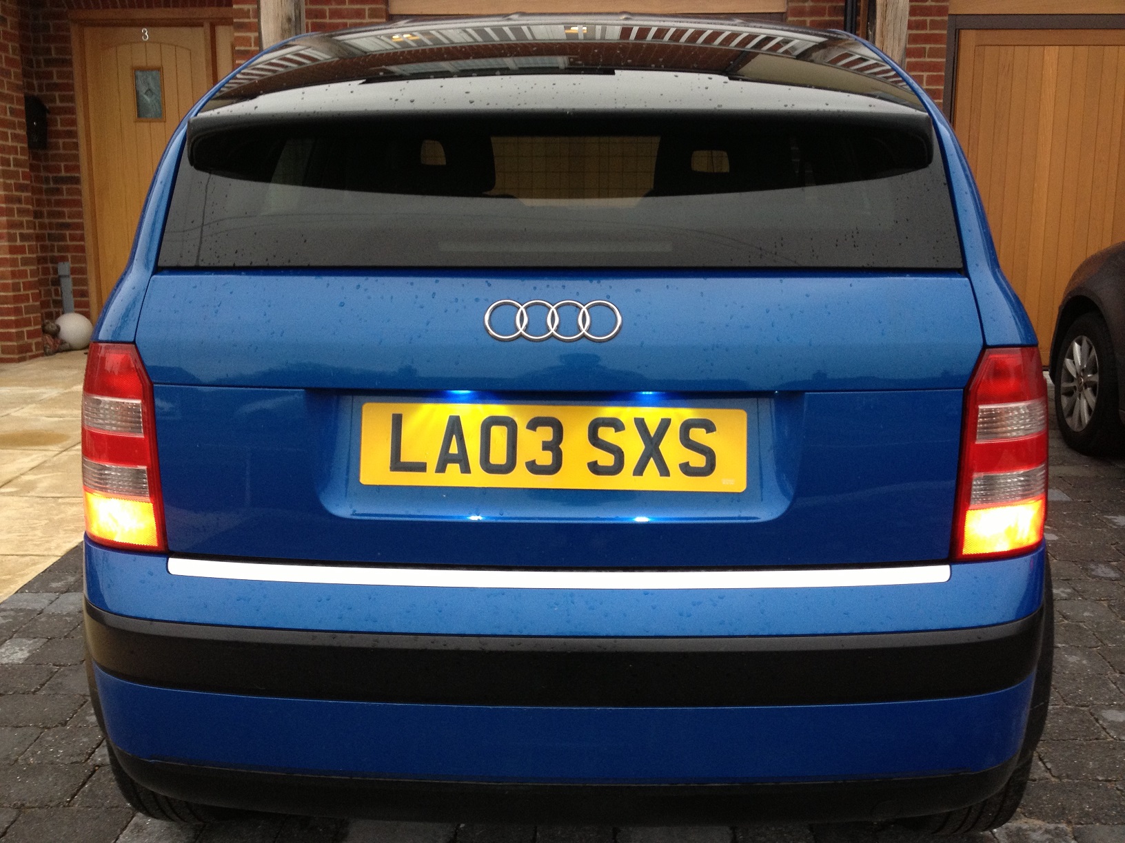 Rear with LED Number plate lights