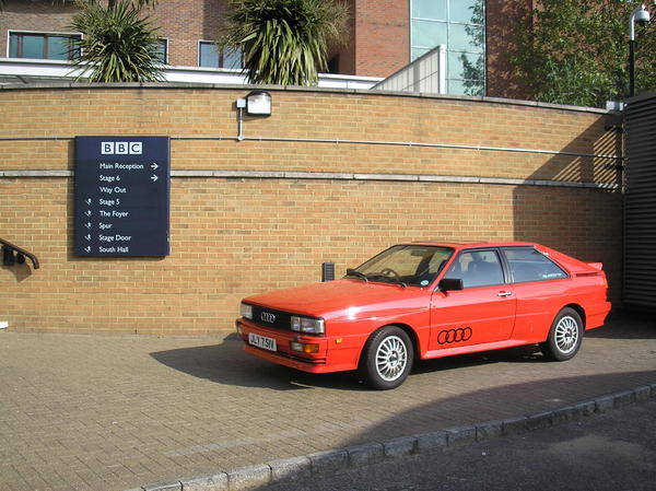 Ashes to Ashes quattro at The BBC