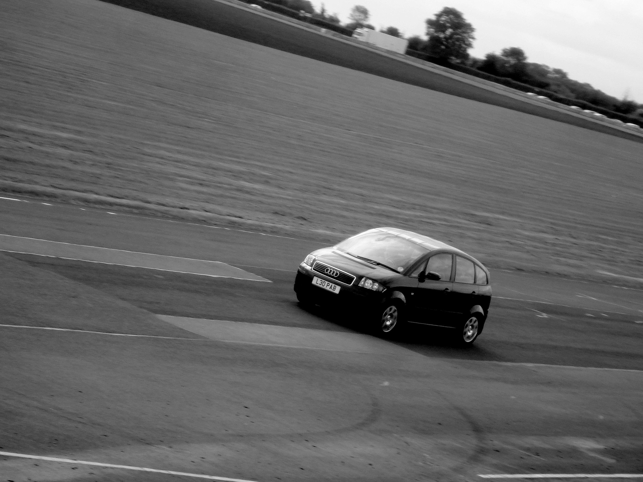 Audi A2 at Castle Combe. ADI  2011