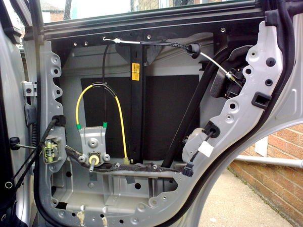 After the inner panel has been removed