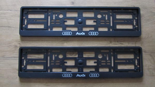 Audi plate surrounds