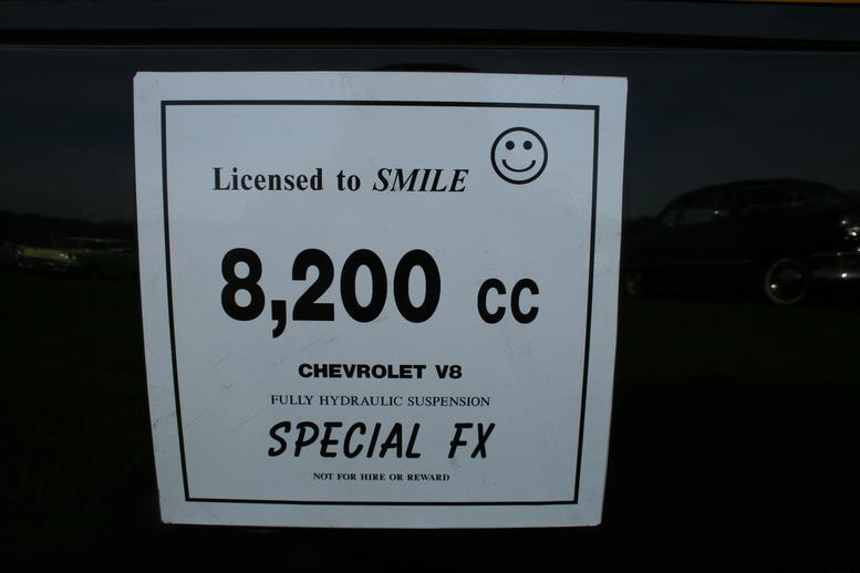 The "Taxi Licence" plate